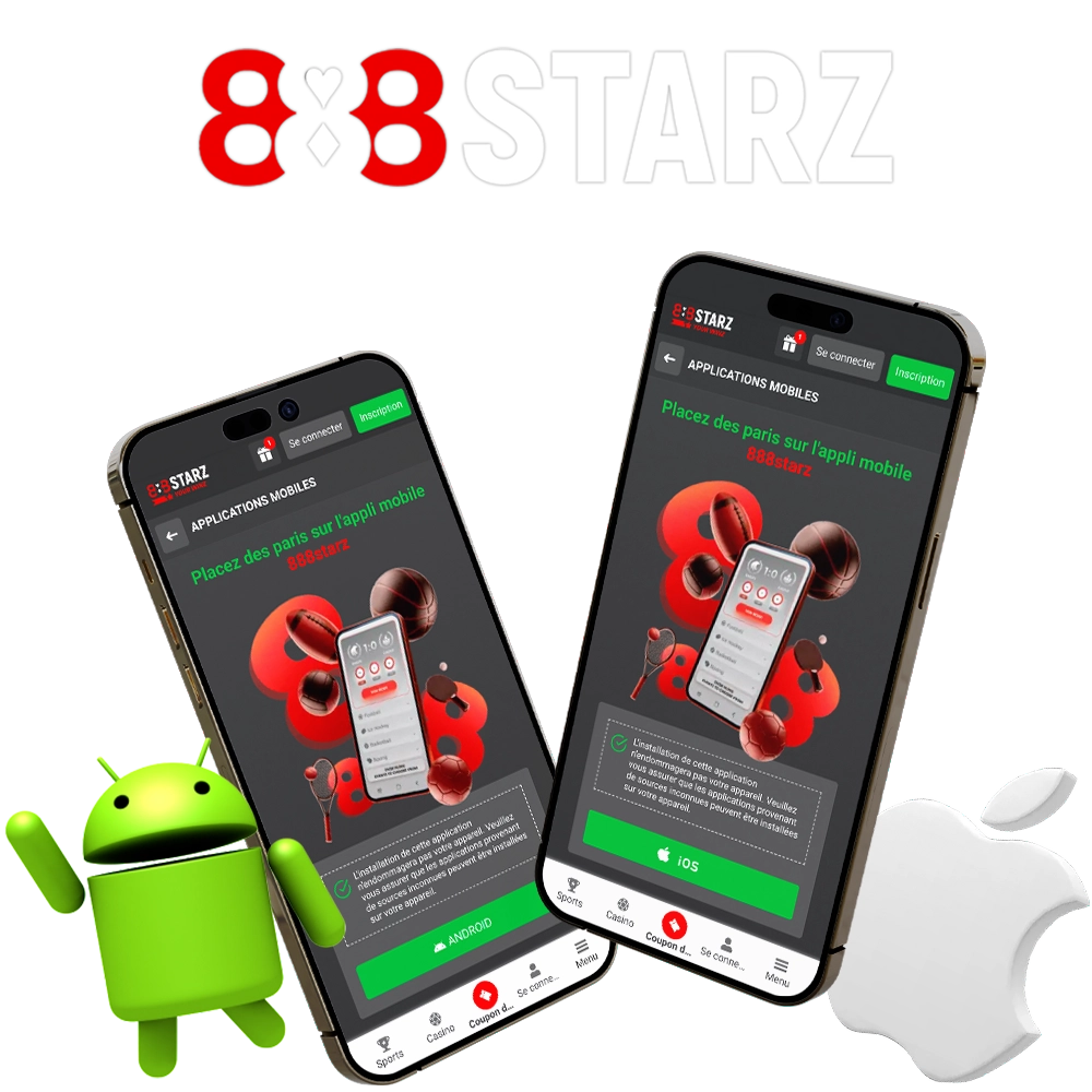 Play 888Starz on the mobile application.