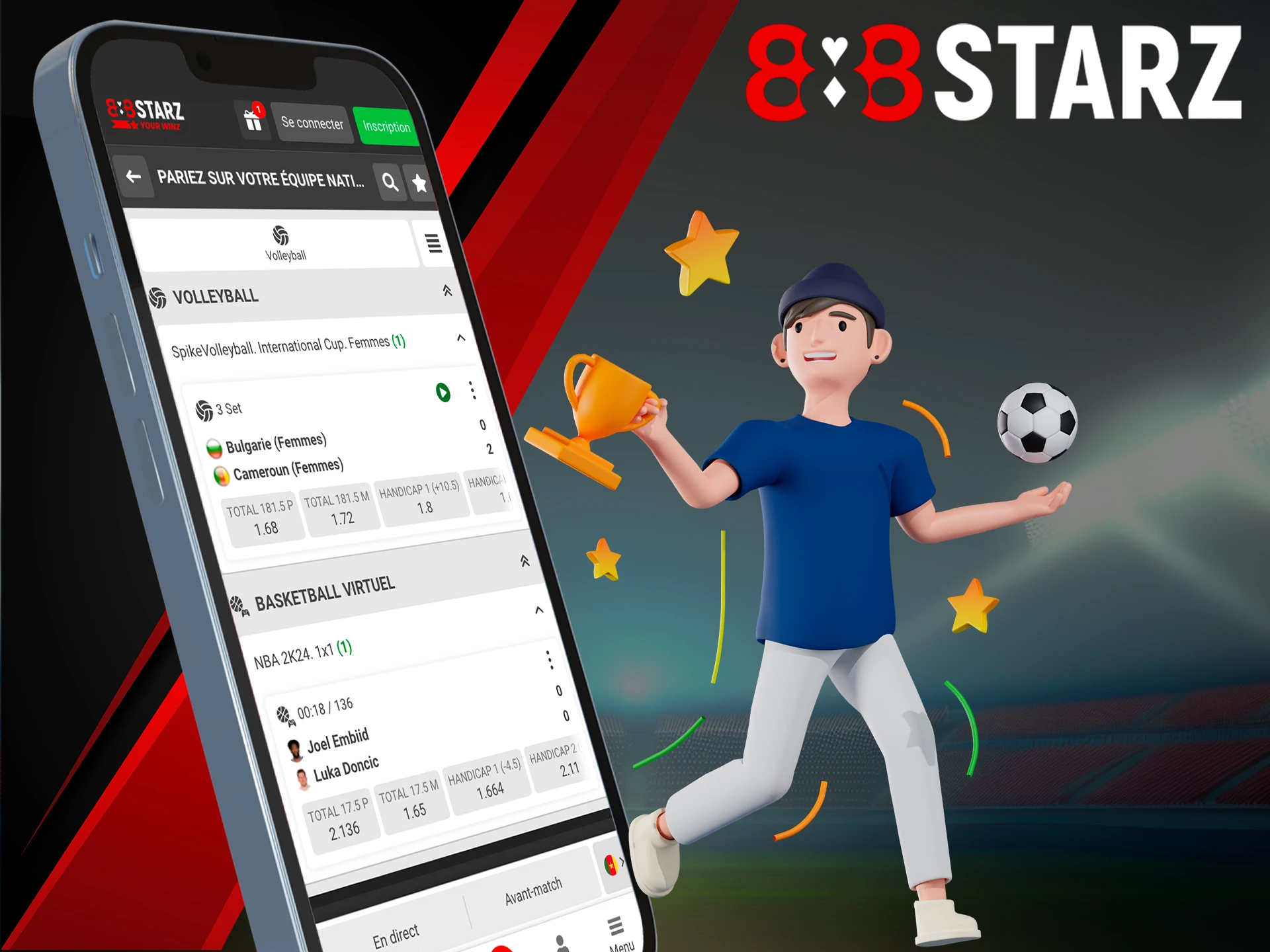 Take a closer look at fantastic sports betting at 888Starz.